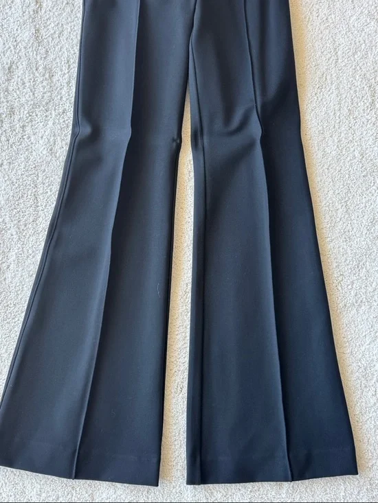 Spanx High-Waist Black Flared Dress Pants - Picture 4 of 9